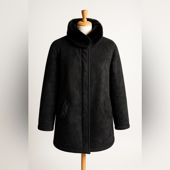 Vintage London Fog Sherpa Jacket - Picture 1 of 6